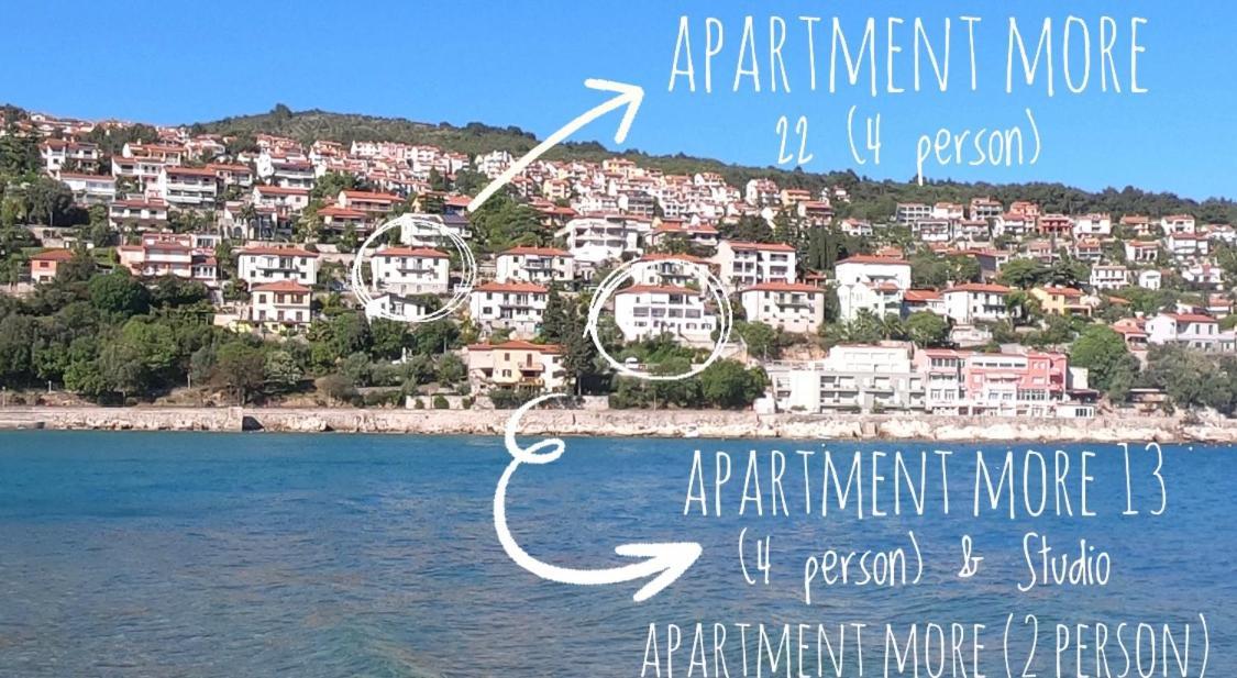 Apartment More 13 Rabac Exteriör bild